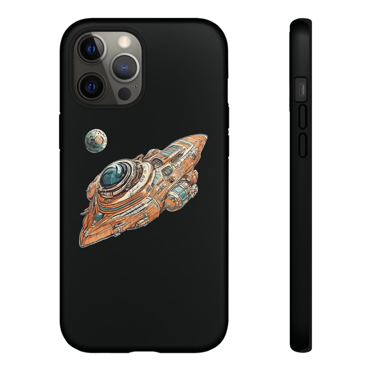 Durable Spaceship-76 Tough iPhone Cases