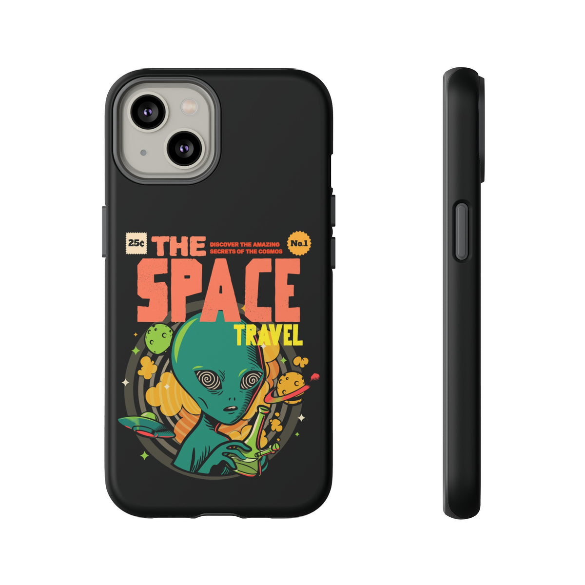 Sci-Fi Phone Case | Space Travel Comic UFO iPhone Cover