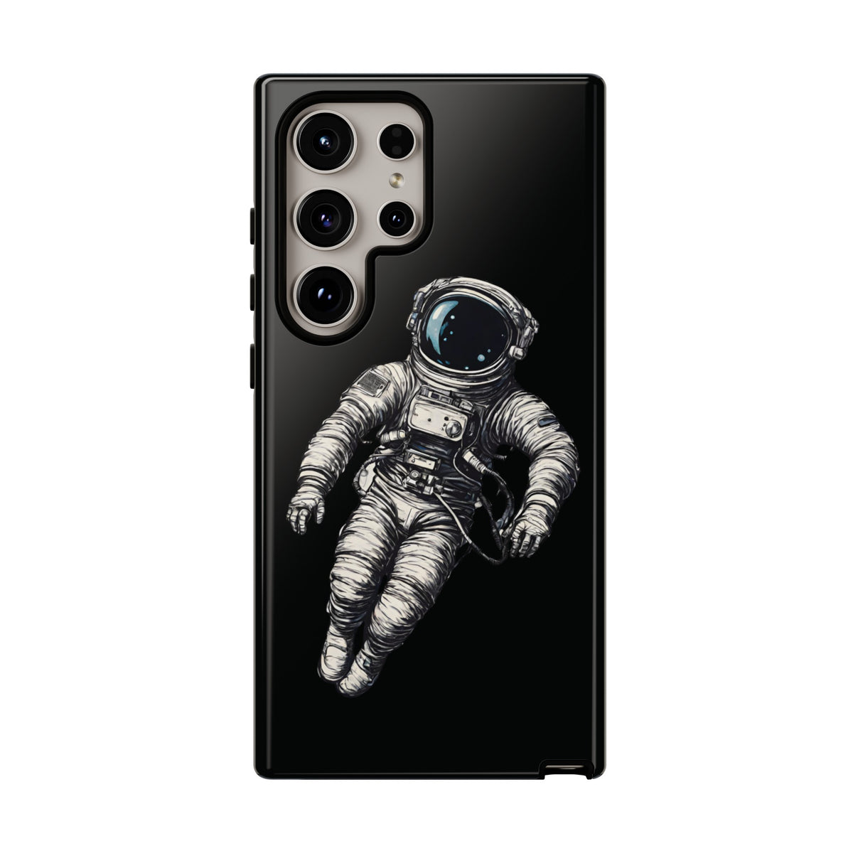 Floating Astronaut SpaceArt Tough Samsung Galaxy Mobile Case