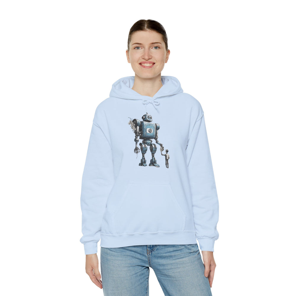 Bringing You Flower Robot Spaceart Sci-Fi Hoodie-welovescifi