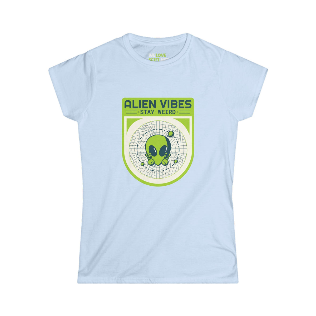 Alien Vibes UFO Woman's Tee-welovescifi.net