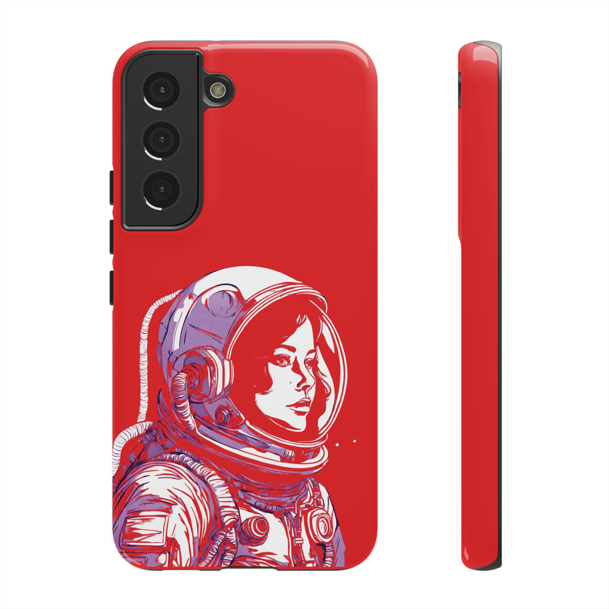 Duotone SpaceGirl SpaceArt Tough Samsung Galaxy Mobile Cases