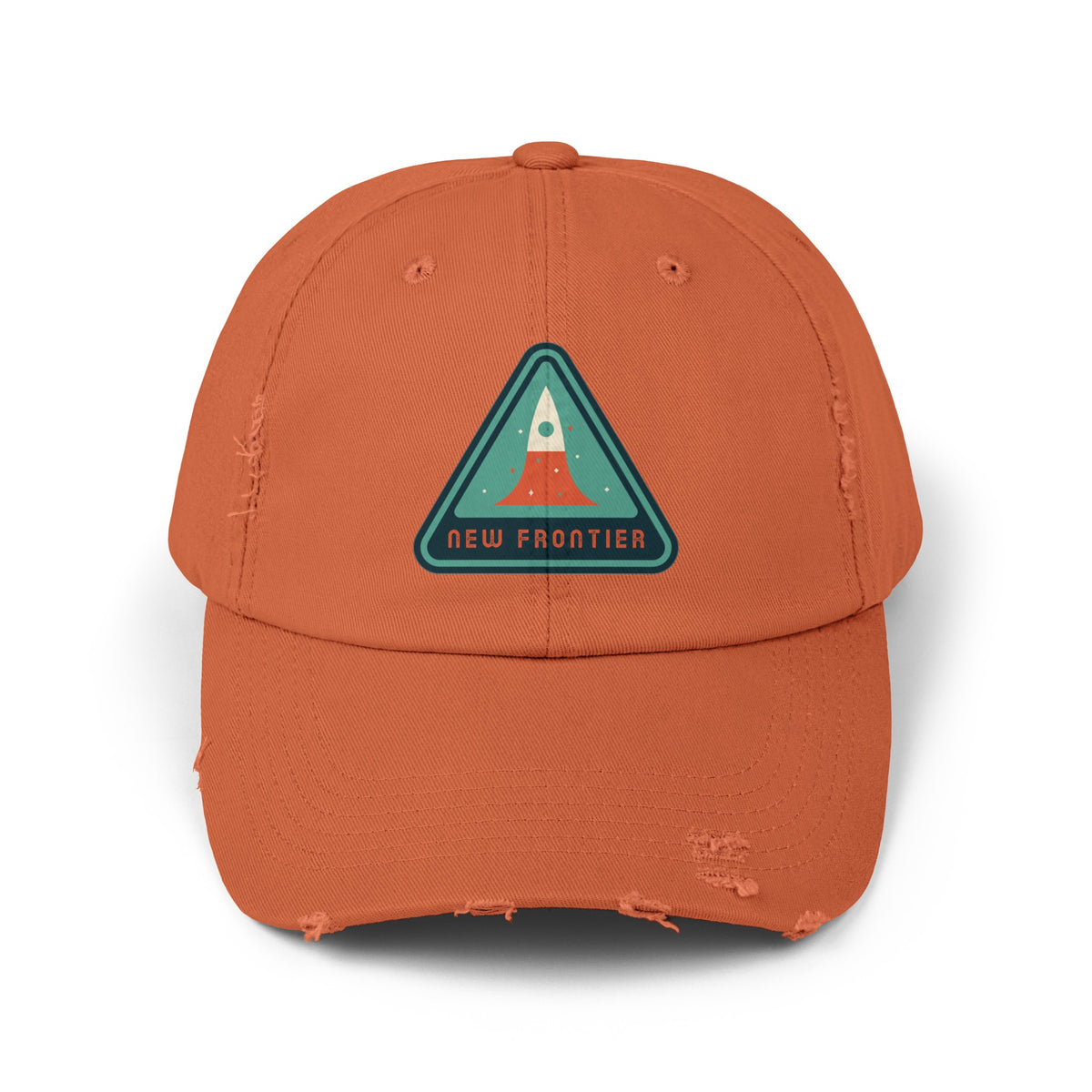 New Frontier Sci-Fi Distressed Cap – Unisex Sci-Fi Hat