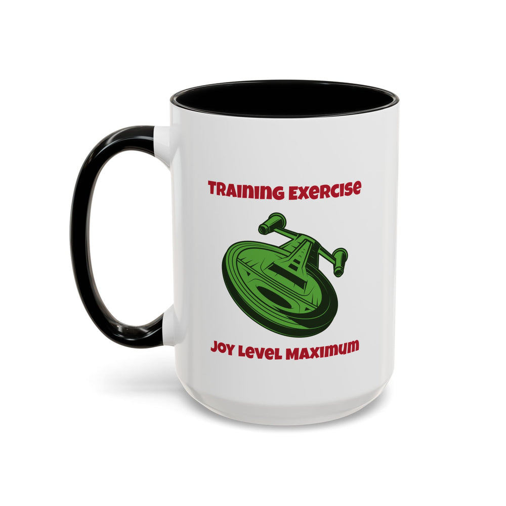 Training For Joy Funny SciFi Christmas Accent Mug-welovescifi.net