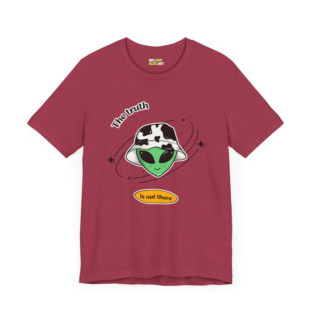 The Truth is Out There Cow Hat UFO Sci-fi T-shirt