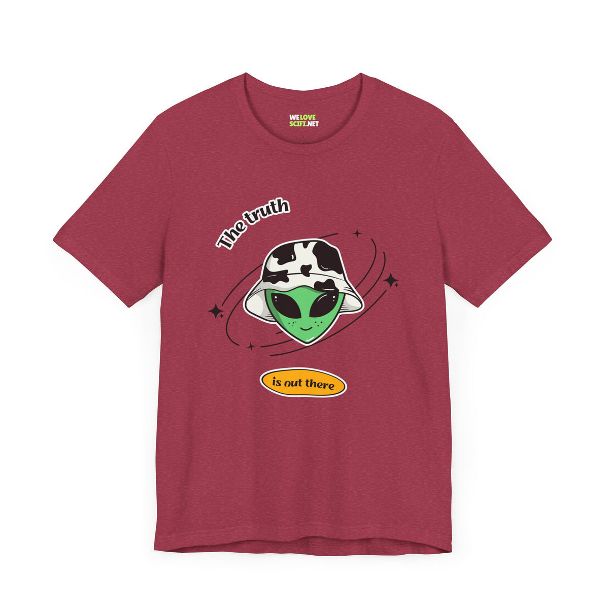 The Truth is Out There Cow Hat UFO Sci-fi T-shirt