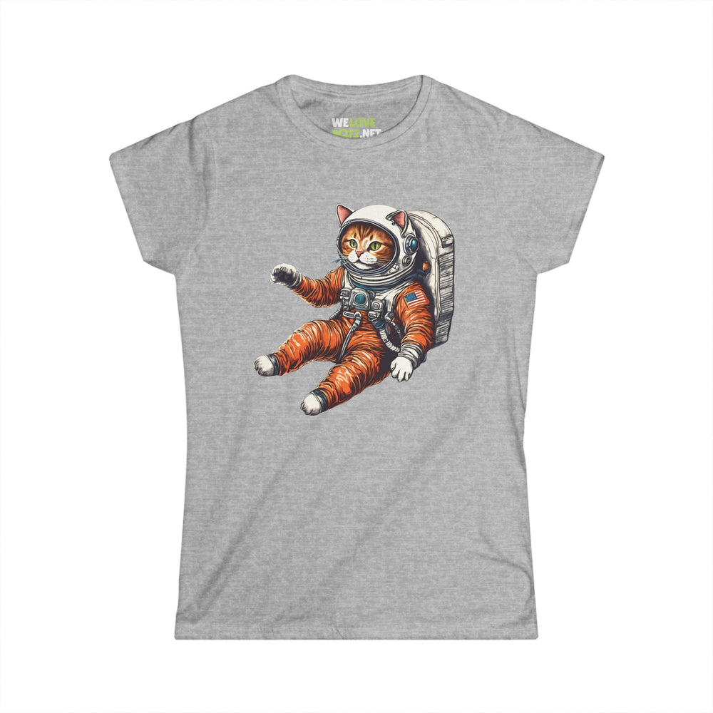 Redhead Spacecat Tee - Astronaut Women's Shirt | WeLoveSciFi