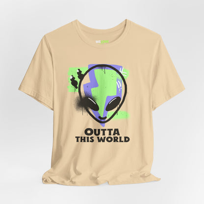 Outta This World UFO Sci-Fi T-Shirt - Unique Alien Apparel