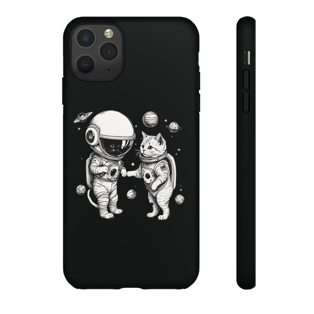 Space Kitties iPhone Cases Astronaut Cat Tough Mobile Cover