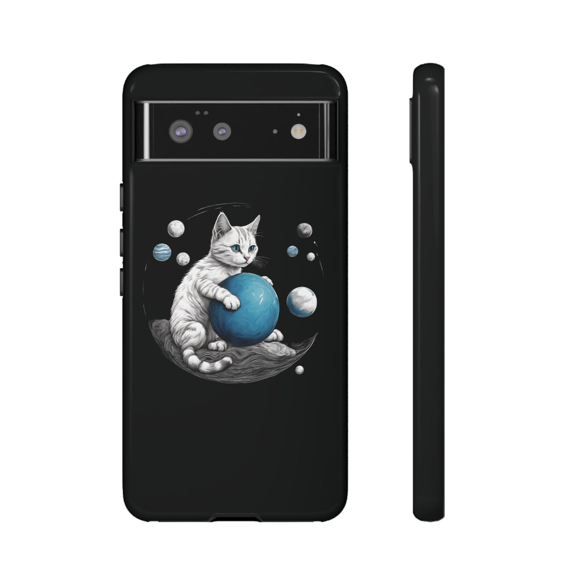 SpacePlayer Cat 2 Tough Google Pixel Mobile Cases 