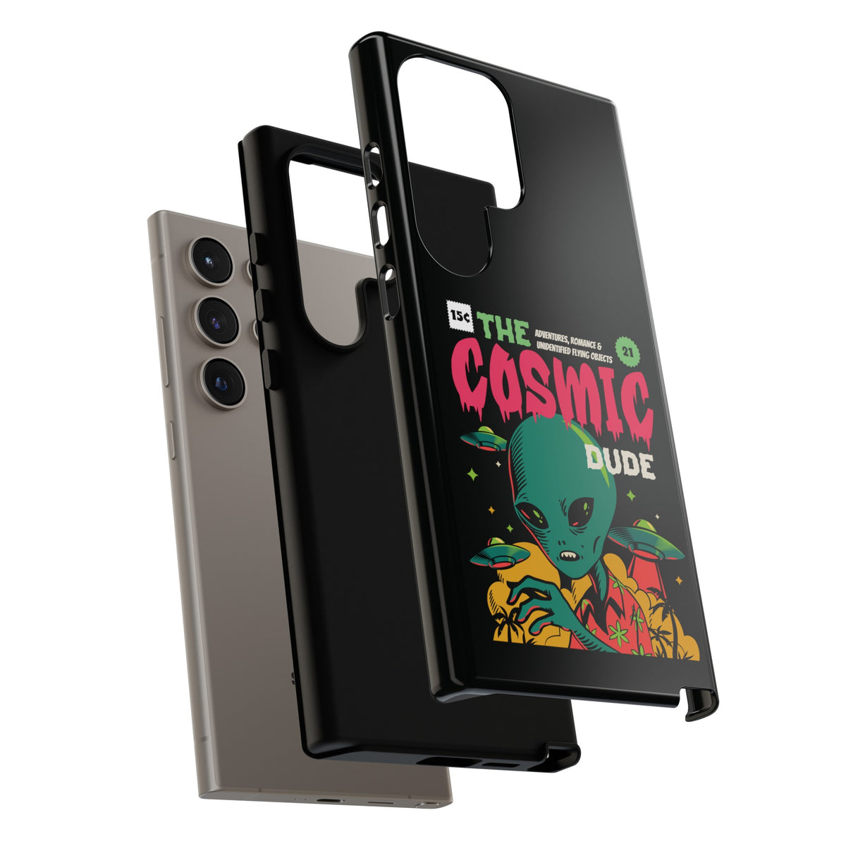 Retro Comic UFO Samsung Galaxy Cases