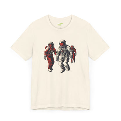 Astronauts In Red Sci-Fi T-Shirt-welovescifi.net