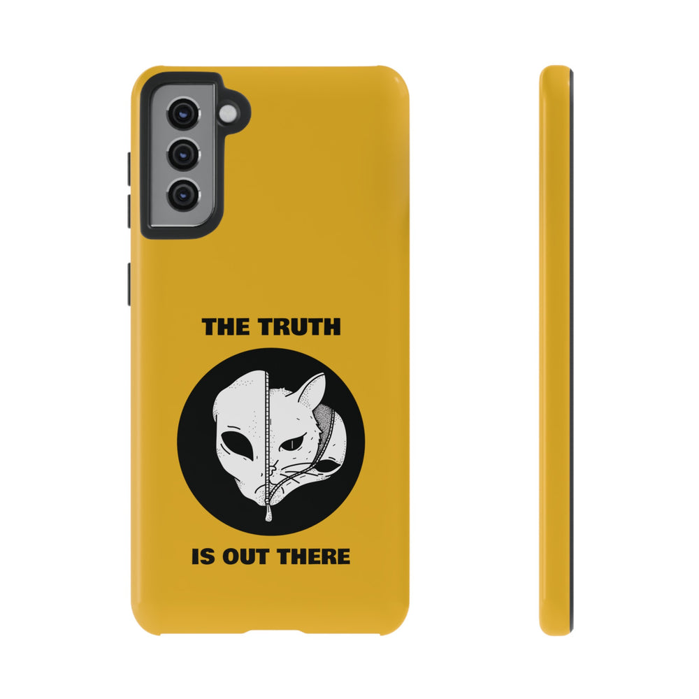 The Truth Is Outthere Funny Cat UFO Tough Samsung Galaxy Mobile Cases-welovescifi.net