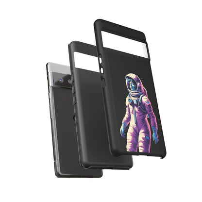 Floating Astronaut Girl Tough Google Pixel Mobile Cases