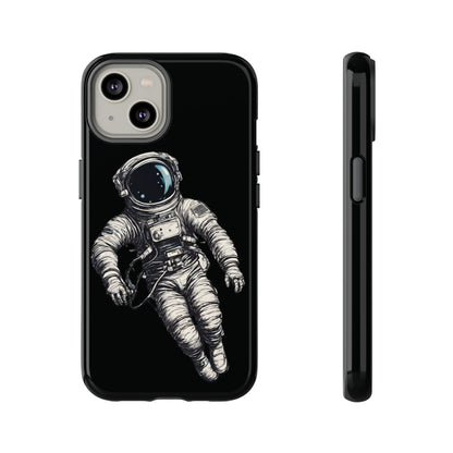 Floating Astronaut SpaceArt Sci-Fi Tough iPhone Mobile Cases