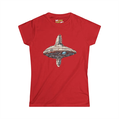 scifi woman's tee-Space is the Place - Sci-Fi Woman's Tee