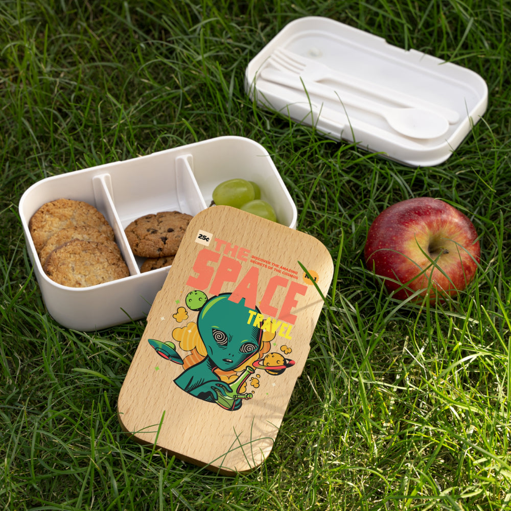 Retro Alien Lunch Box - The Space Travel Comic Bento