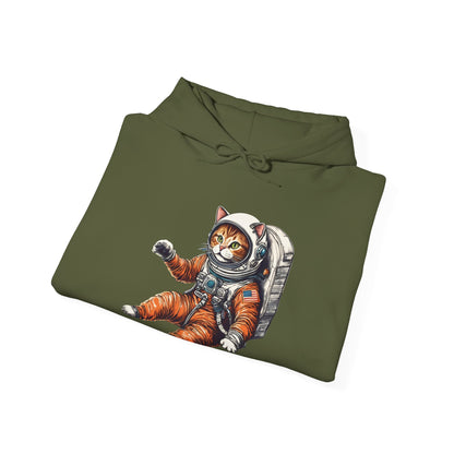 Redhead Spacecat Astronaut Hoodie - Cool Sci-Fi Sweatshirt