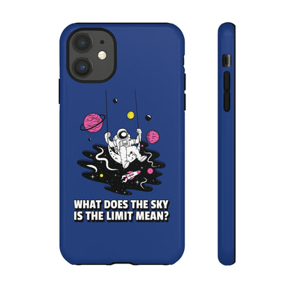 Astronaut iPhone Case Sky Is the Limit Sci-Fi Mobile Cover