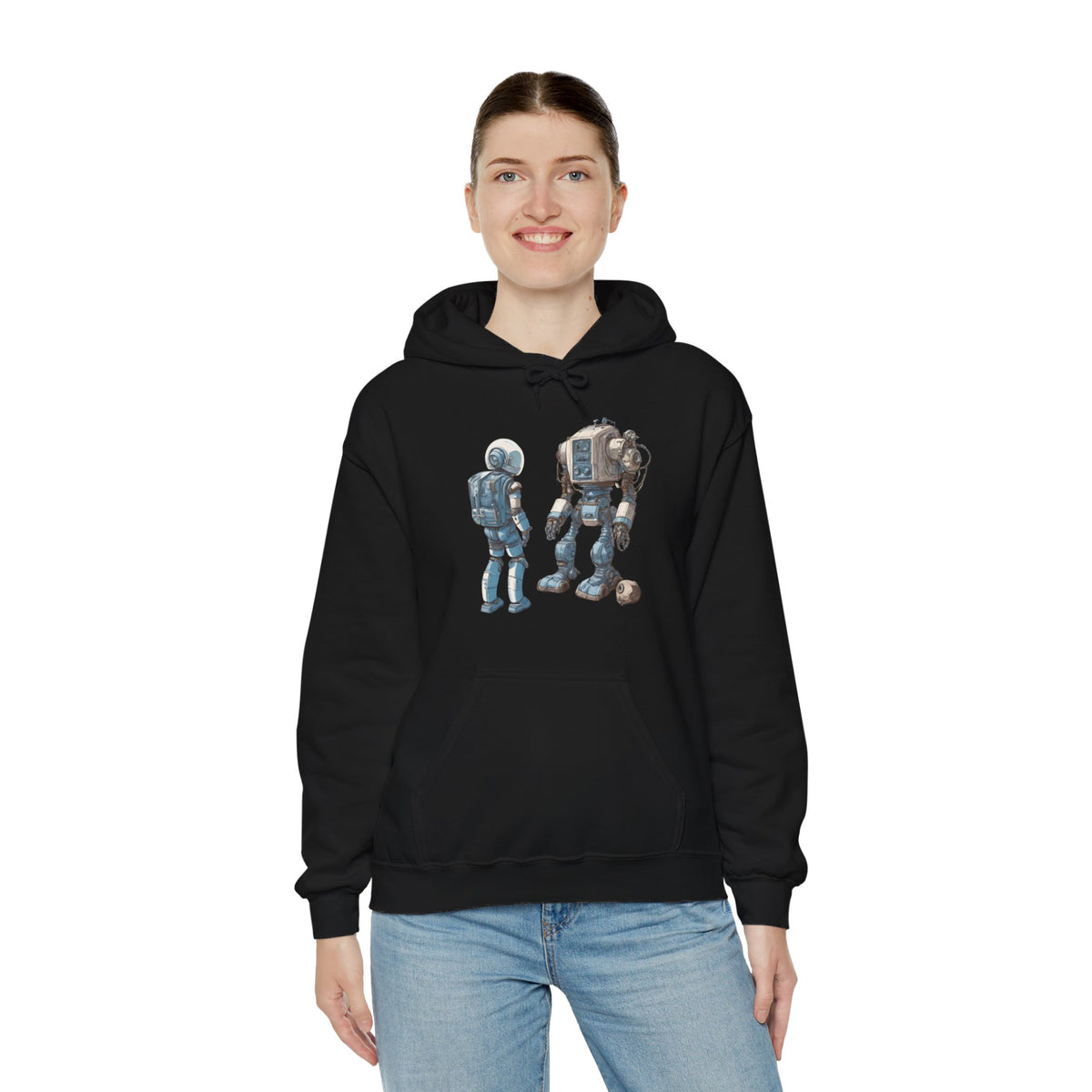 party robot hoodie-Party Robot Sci-Fi Hoodie-welovescifi.net