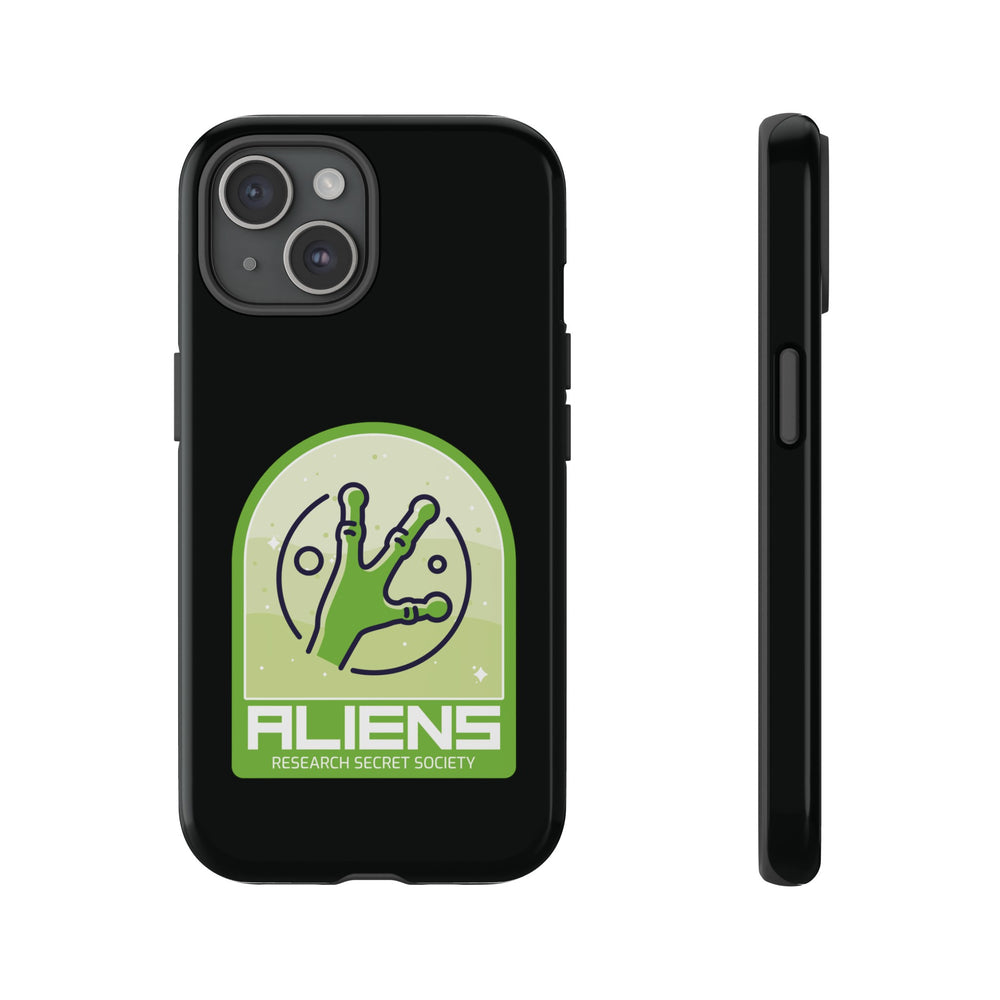 Aliens Research Secret Society UFO Sci-Fi iPhone Mobile Case