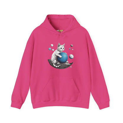 Space Player Cat 2 Sci-Fi Hoodie - Sci-Fi Hoodie