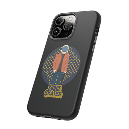 Space Skater Astronaut Sci-Fi Tough iPhone Mobile Cases