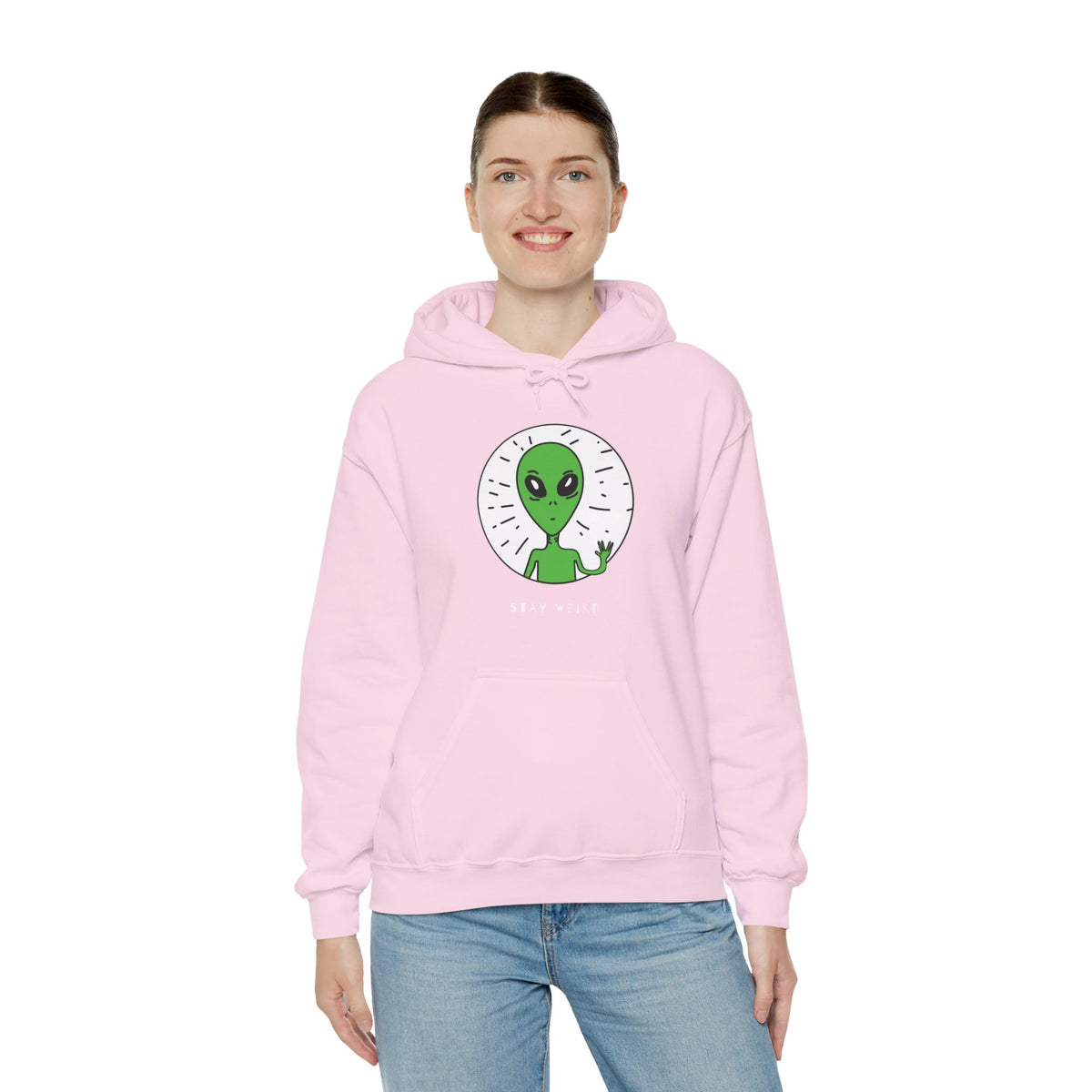 Stay Weird Alien Sci-Fi Hoodie - We Love Sci-Fi