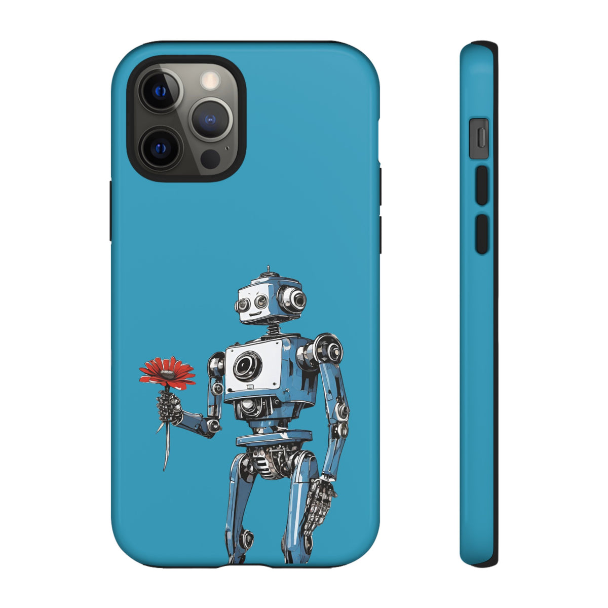 You Never Bring Me Flowers Robot SpaceArt Tough iPhone Mobile Cases-welovescifi.net