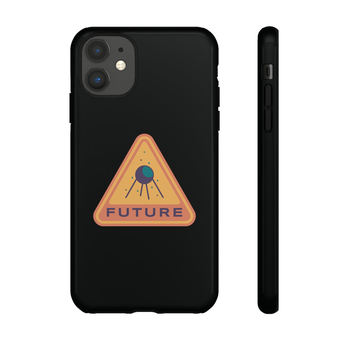 Future Retro Sign SciFi Tough iPhone Mobile Case-welovescifi