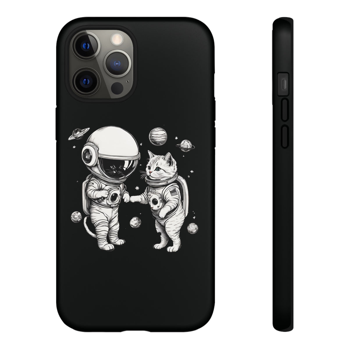 Space Kitties iPhone Cases Astronaut Cat Tough Mobile Cover