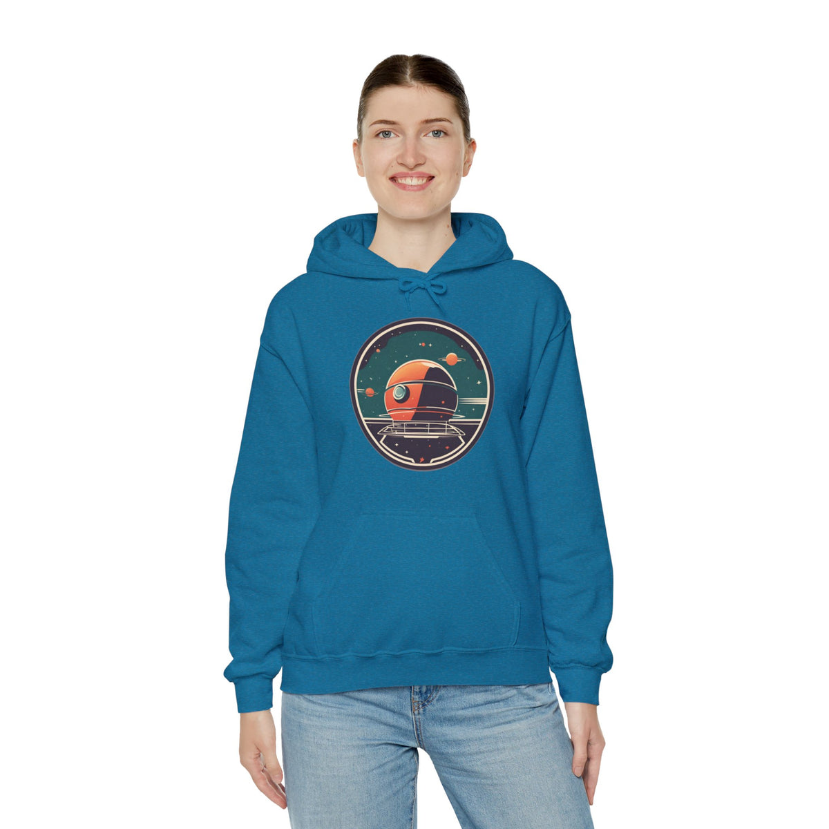 Space Art Hoodie - Station No.101 Sci-Fi Hoodie