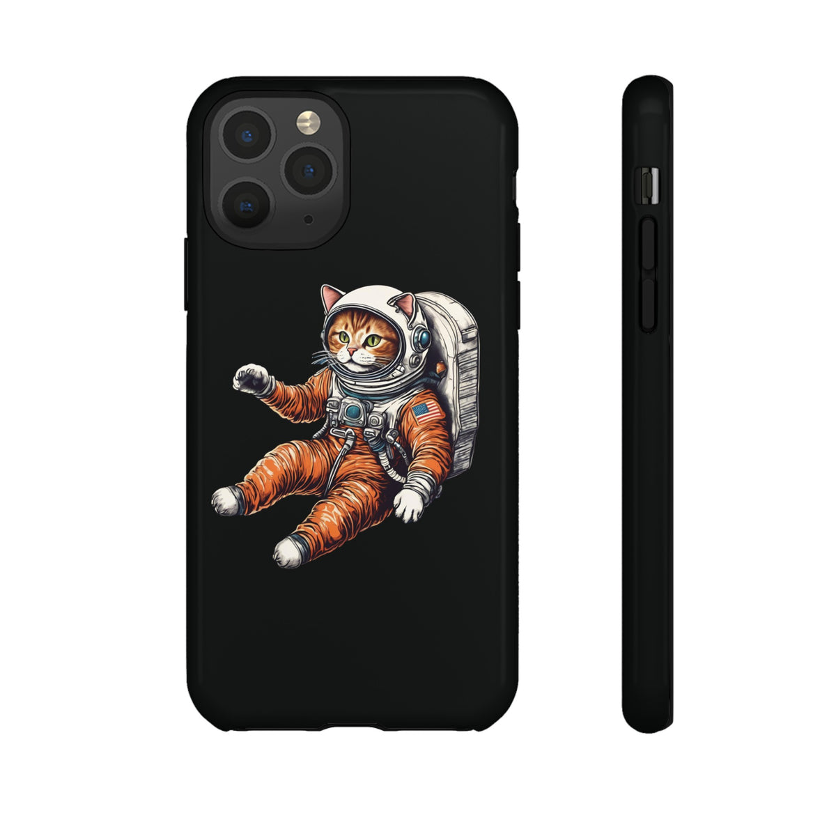 Redhead Spacecat iPhone Case - Tough Astronaut Mobile Cover