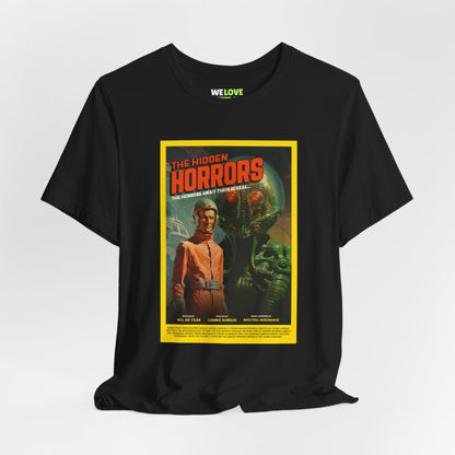 The Hidden Horrors Retro SciFi T-Shirt - SciFi Merchandise