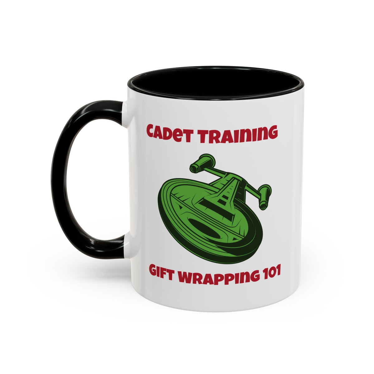 Cadet Training SciFi Funny Christmas Accent Mug-welovescifi.net