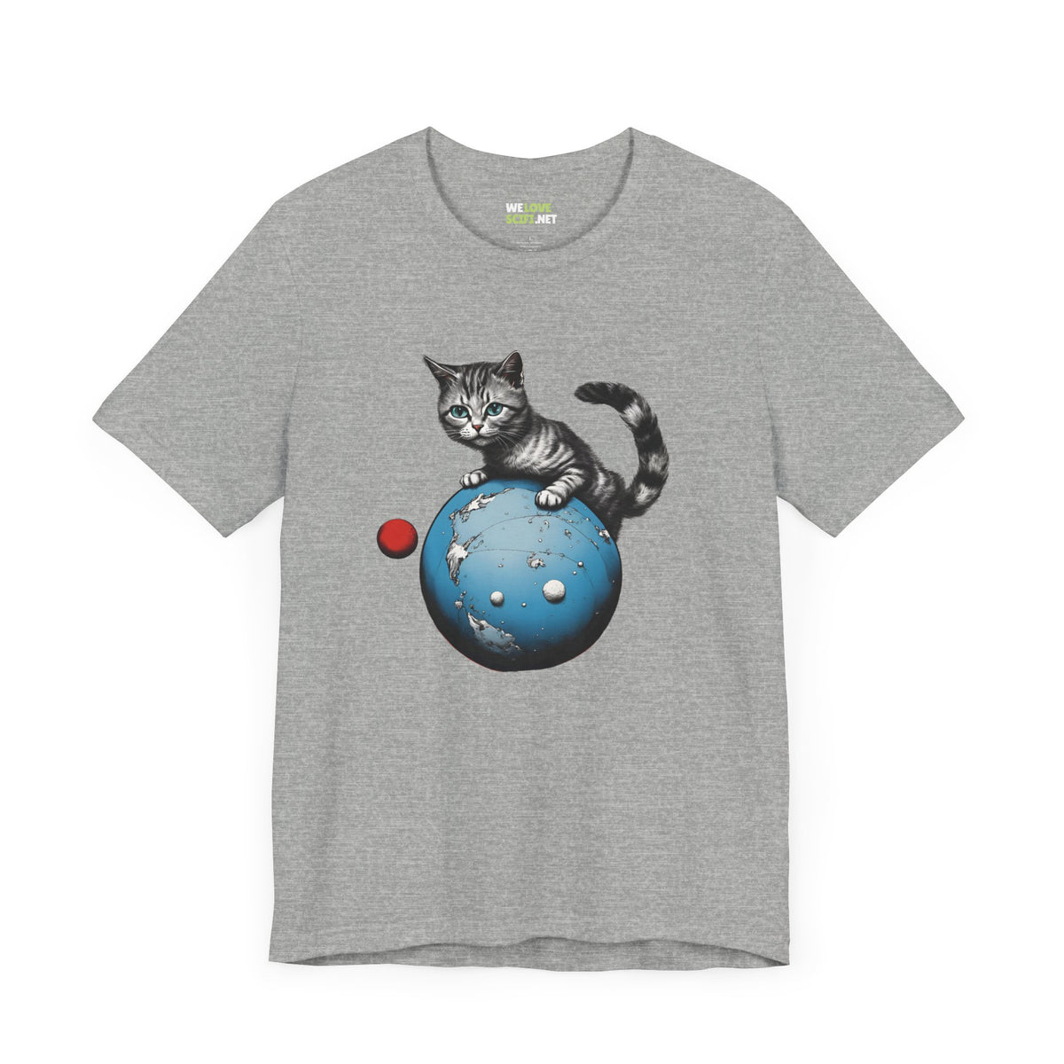 Space Player Cat 3 Sci-Fi T-Shirt | We Love Sci-Fi