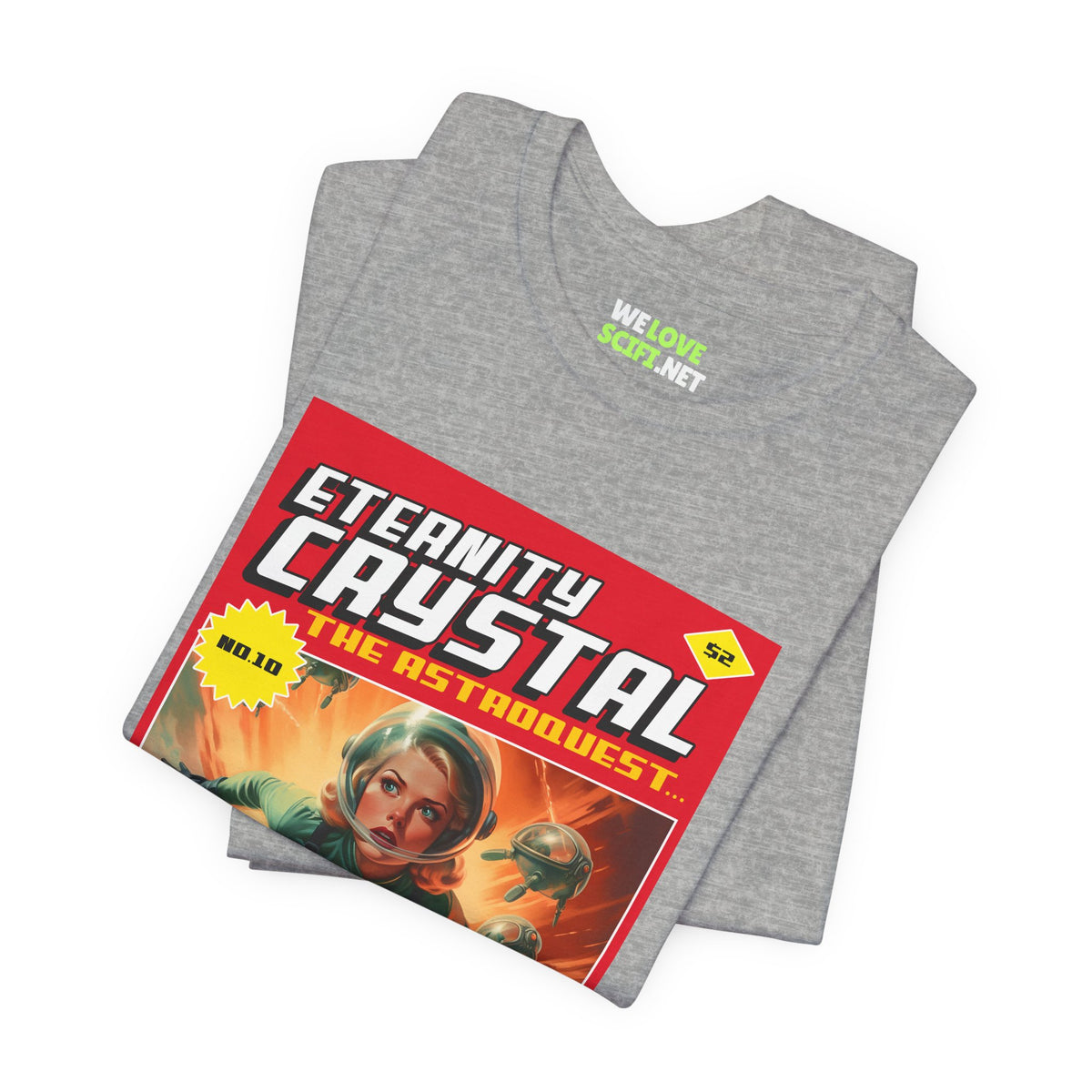 Eternity Crystal Retro Sci-Fi T-Shirt-welovescifi.net