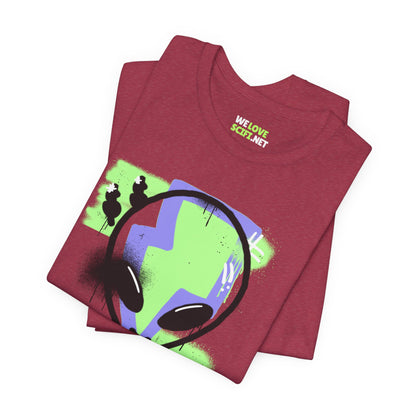 Outta This World UFO Sci-Fi T-Shirt - Unique Alien Apparel