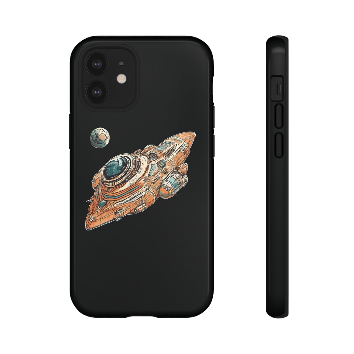 Durable Spaceship-76 Tough iPhone Cases