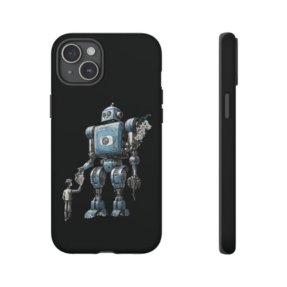 Flowers Robot SpaceArt Sci-Fi Tough iPhone Mobile Cases