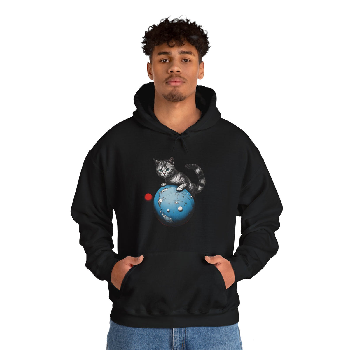 Space Player Cat 3 Sci-Fi Hoodie - Online Store