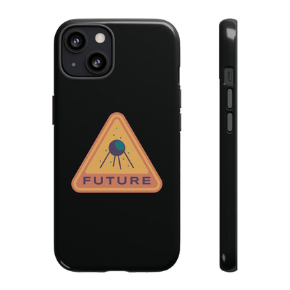 Future Retro Sign SciFi Tough iPhone Mobile Case-welovescifi