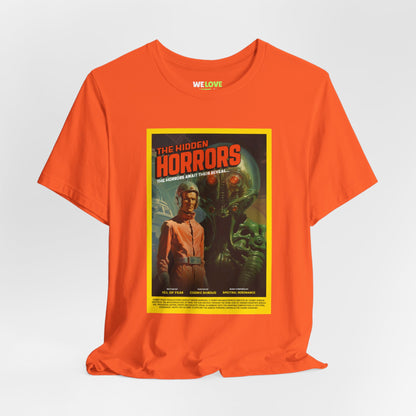 The Hidden Horrors Retro SciFi T-Shirt - SciFi Merchandise