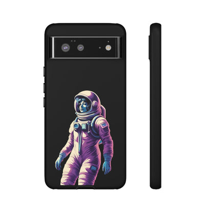 Floating Astronaut Girl Tough Google Pixel Mobile Cases