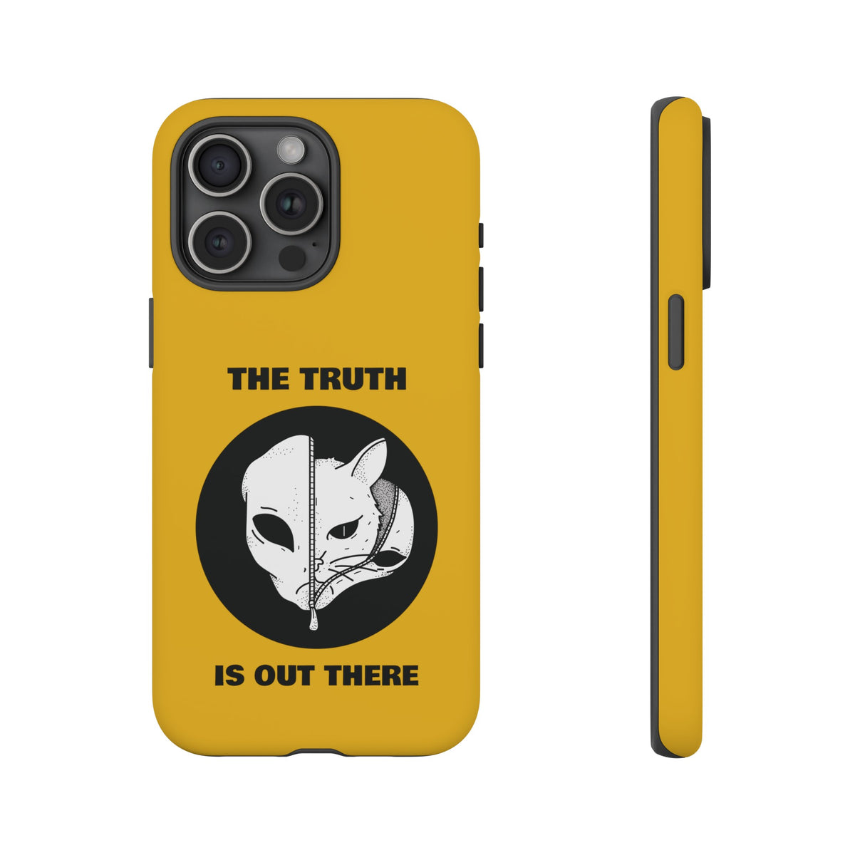 The Truth Is Outthere Funny Cat UFO Tough iPhone Mobile Cases-welovescifi.net