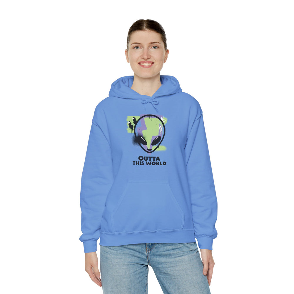 Grunge Alien Hoodie - Outta This World Style We Love Sci-Fi