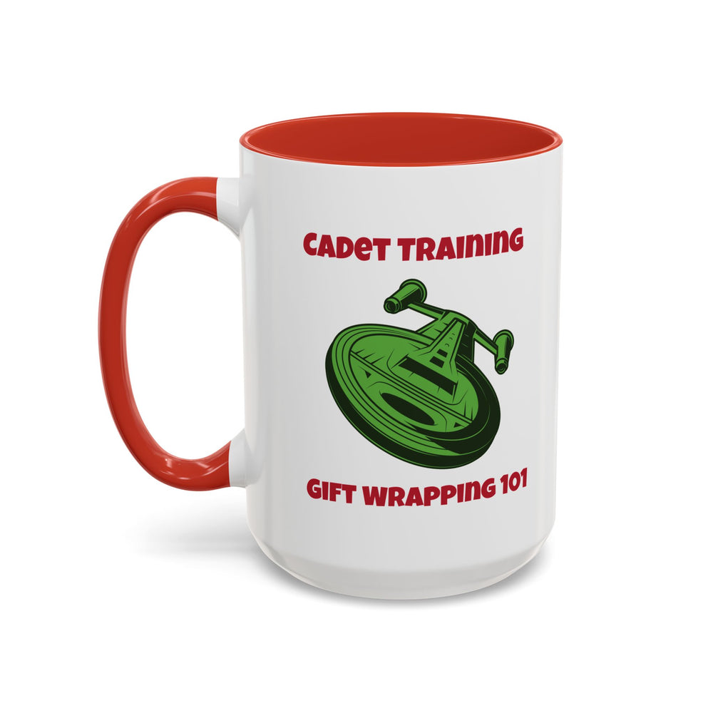 Cadet Training SciFi Funny Christmas Accent Mug-welovescifi.net