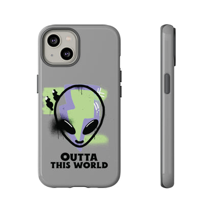 UFO iPhone Case Outta This World Sci-Fi Tough Mobile Cases