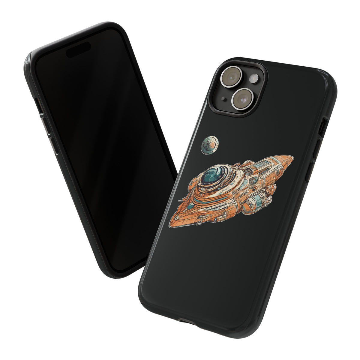 Durable Spaceship-76 Tough iPhone Cases