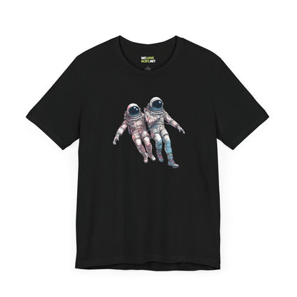 We're Floating As One Astronaut Sci-Fi T-Shirt-welovescifi.net